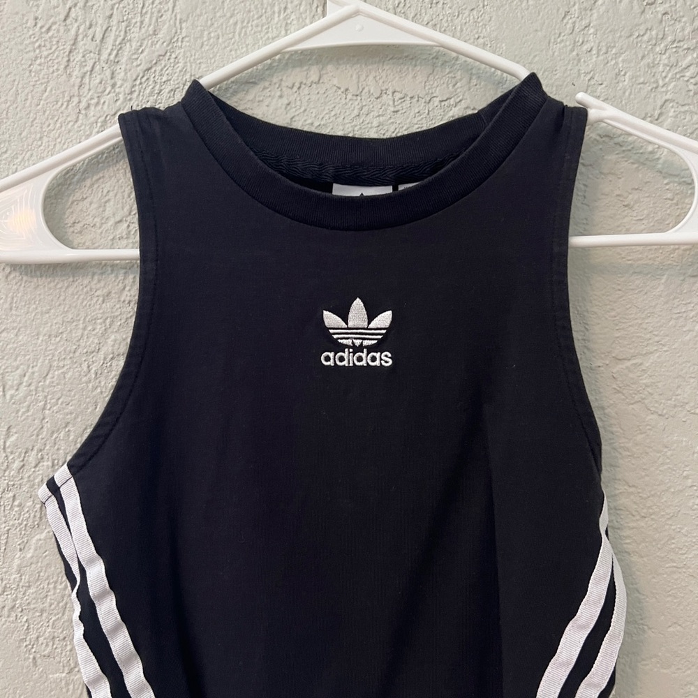 Original Adidas Ribbed Tank Top XS